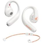 Soundcore by Anker AeroFit Pro Secure Open-Ear True Wireless Sport Earbuds - Frost White Air-Like Comfort with Open-Ear Design - IPX5 Sweat Resistant - Detachable Neckband - Spatial Audio & LDAC - Up to 14hrs Playback / 46hrs with Charging