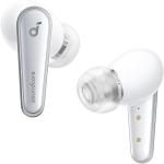 Soundcore by Anker Liberty 4 True Wireless Noise Cancelling In-Ear Headphones - Cloud White Spatial Audio - LDAC - Multi-Connection - Heart Rate Sensor - Up to 7 Hours Battery Life / 24 Hours Total with Charging Case