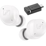 Sennheiser MOMENTUM True Wireless 3 Premium Noise Cancelling In-Ear Headphones - White - Bundle with Sennheiser BTD 600 AptX Adaptive USB Audio Dongle (RRP $69)