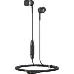 Sennheiser CX 80 S Wired In-Ear Headphones - Black 3.5mm Right-Angled Connector - Balanced & Neutral Sound - Lightweight & Portable - In-line Microphone & 1-Button Remote - 3x Eartip Sets Included