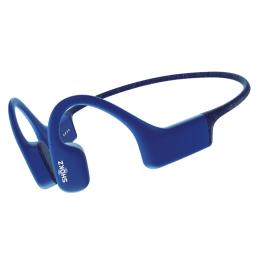 Shokz OpenSwim Open-Ear Bone Conduction Waterproof Headphones - Blue Built-in MP3 Player for Swimming - IP68 Waterproof & Submersible - 4GB Internal Storage - Up to 1200 Songs - (Internal Music Storage Only) - Up to 8 Hours Battery Life - 2