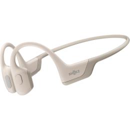 Shokz OpenRun Pro Premium Wireless Open-Ear Bone Conduction Sports Headphones - Beige IP55 Water Resistant - Bluetooth 5.1 - Turbopitch Enhanced Bass Technology - Up to 10 Hours Battery Life - 2 Years Warranty