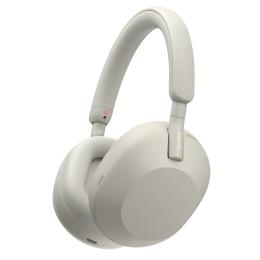 Sony WH-1000XM5 Wireless Over-Ear Noise Cancelling Headphones - Silver ANC - Up to 30 Hours Battery Life