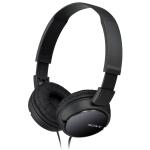 Sony MDR-ZX110B Wired On-Ear Headphones - Black - Lightweight & foldable