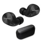 Technics AZ60 M2 Premium True Wireless Noise Cancelling In-Ear Headphones - Black HiFi sound with LDAC - Dual Hybrid ANC - JustMyVoice crystal clear calling - Multipoint to 3x devices - 7x eartip sizes included