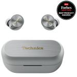 Technics AZ80 Flagship Noise-Cancelling True Wireless Headphones - Silver - Exceptional sound- 3-way Multipoint - Hi-Res Audio with LDAC - Qi wireless charging - 7x eartip sizes included for ultimate comfort fit