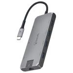 Bonelk Long-Life USB-C to  8-in-1 Muliiport Hub ( Space Grey )