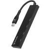 Bonelk Long-Life USB-C to 4 Port USB-C 3.0 Slim Hub - Black Bonelk Long-Life USB-C to 4 Port USB-C 3.0 Slim Hub - Black