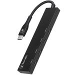 Bonelk Long-Life USB-C to 4 Port USB-C  3.0 Slim Hub ( Black )