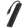 Bonelk Long-Life USB-C 4-in-1 Multiport Slim Hub - Black Bonelk Long-Life USB-C 4-in-1 Multiport Slim Hub - Black