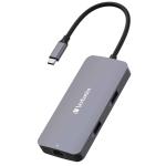 Verbatim 32150 Multiport USB-C Hub USB 3.2 Gen 1 - 5 Ports 1 x HDMI, 1 x RJ45, 2 x USB-A 3.2 Gen1, 1 x USB-C PD