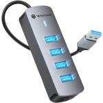 Yottamaster 4 Port USB-3.0 Aluminum USB Hub