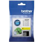 Brother LC432Y Ink Cartridge Yellow, Yield 550 Pages for Brother MFCJ5340DW, MFCJ5740DW,MFCJ6540DW,MFCJ6740DW, MFCJ6940DW Printer