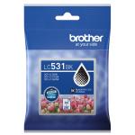 Brother LC531BK Ink Cartridge - Black Yield -250 Pages - for Brother DCP-J1260W,DCP-J1310DW Printer