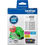 Brother LC4323PKS Ink Cartridge - Cyan / Magenta / Yellow - 3 Pack for Brother MFC-J5340DW / MFC-J5740DW / MFC-J6540DW / MFC-J6940DW Inkjet Printer