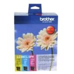 Brother LC39CL3PK Ink Cartridge - Cyan / Magenta / Yellow - 3 Pack Inkjet - 260 Pages OEM