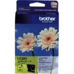 Brother LC39Y Ink Cartridge - Yellow Inkjet 260 Pages 1 / Page OEM