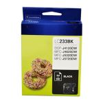 Brother LC233BK Ink Cartridge - Black 500 Pages - for Brother DCPJ4120DW / DCPJ562DW / MFCJ4620DW / MFCJ480DW / MFCJ5320DW / MFCJ5720DW / MFCJ680DW / MFCJ880DW Printer