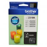 Brother LC231BK Ink Cartridge Black covers up to 260 pages