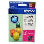 Brother LC231M Ink Cartridge - Magenta Up to 260 Pages
