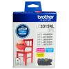 Brother LC3319XL3PK Ink Cartridge - Cyan / Magenta / Yellow - 3 Pack High Yield - 1500 Pages - for Brother MFCJ5330DW / MFCJ5730DW / MFCJ6530DW / MFCJ6930DW Printer Brother LC3319XL3PK Ink Cartridge - Cyan / Magenta / Yellow - 3 Pack High Yield - 1500 Pages - for Brother MFCJ5330DW / MFCJ5730DW / MFCJ6530DW / MFCJ6930DW Printer