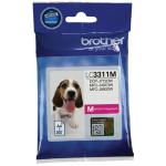 Brother LC3311M Ink Cartridge - Magenta 200 Pages - for Brother MFCJ491DW Printer