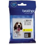 Brother LC3311Y Ink Cartridge - Yellow 200 Pages - for Brother MFCJ491DW Printer