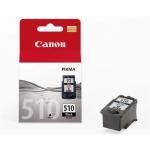 Canon PG510 Ink Cartridge Black, Yield 220 pages for  Canon PIXMA IP2700, MP240,MP250, MP270, MP280, MP480, MP490, MP495, MX320, MX330, MX340, MX350, MX360, MX410, MX420 Printer