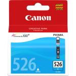 Canon CLI526C Ink Cartridge Cyan, Yield 462 pages for Canon IP4800, IP4850, IP4950,IX6550,MG5150,MG5250, MG5300, MG5350, MG6150, MG6250, MG8150, MG8250, MX715, MX885, MX895 Printer