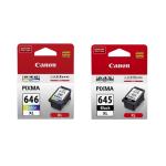 Canon PG645XLOCN + CL646XLOCN Black+ Tri-Colours , Ink Cartridge Value Pack for Canon PIXMA MG2460, MG2560, MG496, MG2960, MG2965 MG3060, TS3160, TS3165, TS4560. TS3460
