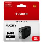 Canon PGI-1600XLBK Ink Cartridge Black, Yield 1200 pages for Canon MAXIFY MB2060, MB2360, M2160, M2760 Printer
