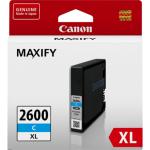 Canon PGI-2600XL C OCN Ink Cartridge Cyan, High Yield 1500 pages , for Canon MAXIFY MB5060 MB5360 IB4060, MB5160 Printer