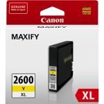 Canon PGI-2600XLY Ink Cartridge Yellow, High Yield 1500 pages for Canon MAXIFY MB5060, MB5360, IB4060, MB5460, MB5160  Printer