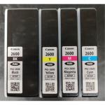 Canon PGI-2600 Original Ink Cartridge Value Pack(OEM packaging) Black, Cyan, Yellow, Magenta for MAXIFY IB4060, MB5460, MB5160, MB5360, MB5060 Printer