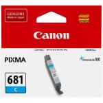 Canon CLI681C Ink Cartridge - Cyan 250 pages for Canon PIXMA TR8560 / TR8660 / TR7660 / TS6160 / TS6260 / TS6360 / TS8260 / TS8360 / TS9160 / TS9560 / TS9565 / TS8160 / TR7560 / TR8650 Printer