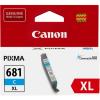 Canon CLI681XLC Ink Cartridge - Cyan High Yield - 500 Pages - for Canon TR7560 / TR8560 / TS6160 / TS6260 / TS6360 / TS6365 / TS8160 / TS8260 / TS8360 / TS9160 / TS9565 / TS9560 / TS706 Printer Canon CLI681XLC Ink Cartridge - Cyan High Yield - 500 Pages - for Canon TR7560 / TR8560 / TS6160 / TS6260 / TS6360 / TS6365 / TS8160 / TS8260 / TS8360 / TS9160 / TS9565 / TS9560 / TS706 Printer