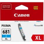 Canon CLI681XLC Ink Cartridge Cyan, - High Yield 500 pages for Canon TR7560, TR8560, TS6160, TS6260, TS6360, TS6365 TS8160, TS8260, TS8360, TS9160 , TS9565, TS9560, TS706 Printer