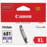 Canon CLI681XLPB Ink Cartridge Photo Blue, High Yield 500 pages for Canon PIXMA TS8260, TS8360, TS9160, TS8160 Printer