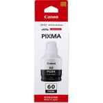 Canon GI60BK Ink Bottle Black, Yield 6000 pages for Canon Endurance G7060, G6060, G6065 Printer