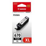 Canon PGI670XLBK Ink Cartridge Pigment Black High Yield for Canon PIXMA TS5060, TS9060, MG5760, MG5765, MG6860, MG6865, MG7760, MG7765, MG7766 Printer