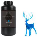 Creality Standard Rigid LCD UV Resin with Plastic Bottle - Transparent Blue 1kg - Compatible with 90% LCD Resin Printers - Especially Creality Printers