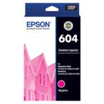 Epson 604 Ink Cartridge - Magenta for Epson WorkForce WF-2950/WF-2930/WF-2910 and Expression Home XP-4200/XP-3200/XP-2200. Printer