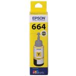 Epson EcoTank T664 Ink Bottle Yellow for Epson ET-2500, ET-2550, L310, L355, L365, L385, L405, L455, L485, L565 Printer