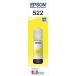 Epson T522 INK BOTTLE YELLOW for Epson Expression ET2710, WorkForce ET1110, ET4700, ET1810,ET2720,ET4800,ET2820, ET2810 Printer