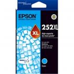 Epson 252XL High Capacity DURABrite Ultra Cyan Ink Cartridge For WF-7610/7620