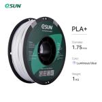 eSun PLA Luminous Glow in the Dark Filament - Luminous Blue 1kg Roll - 1.75mm - Compatible with Most FDM 3D Printers / like Creality / Bambu Lab / FlashForge / JGMaker / Raise3D / Prusa / Voron