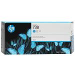 HP 738 300ml DesignJet Ink Cartridge - Cyan for DesignJet T850