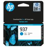 HP 937 Ink Cartridge - Cyan 800 Pages - for OfficeJet Pro 9730e / 9720e Printer