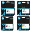 HP 937 Black+Tri-Colour Ink Cartridge Value Pack for OfficeJet Pro 9730e / 9720e Printer HP 937 Black+Tri-Colour Ink Cartridge Value Pack for OfficeJet Pro 9730e / 9720e Printer