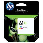HP 61XL Ink Cartridge - Tri-Colour 330 Pages - for HP DeskJet 1000 / 1050 / 2000 / 2050 / 2510 / 2540 / 3000 / 3050 / 1510 / Envy 4504 / 5530 / 4500 / Officejet 2620 / 4630 Printer